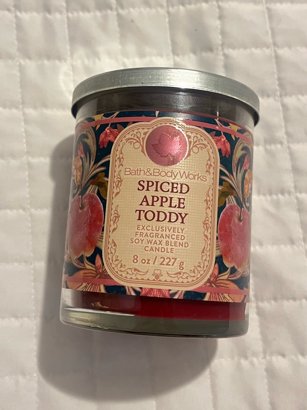 NEW Bath & Body Works Spiced Apple Toddy Soy Wax-Blend Candle Fall Seasonal